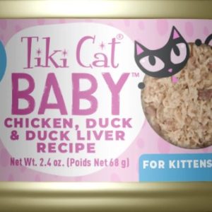 Tiki Cat Baby Chicken, Tuna & Chicken Liver 2.4oz