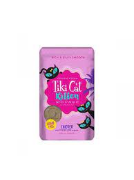Tiki Cat Velvet Kitten Pouch Chicken & Chicken Liver 2.4oz