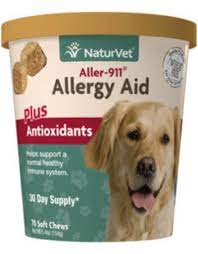 NaturVet Allergy Aid + Antioxidants 70ct
