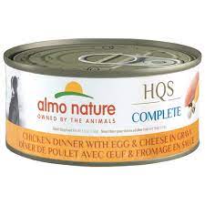 Almo Nature HQS Complete Chicken Dinner With Pumpkin In Gravy Dog Food 5.5oz