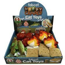 FabCat Assorted Happy Camper Cat Toys
