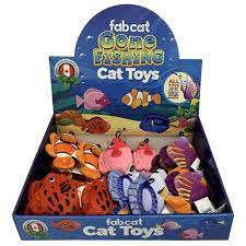 FabCat Assorted Gone Fishing Cat Toys