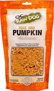 OC RAW Freeze Dried Pumpkin 5.5oz