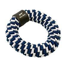 Tall Tails Braided Rope Ring Navy
