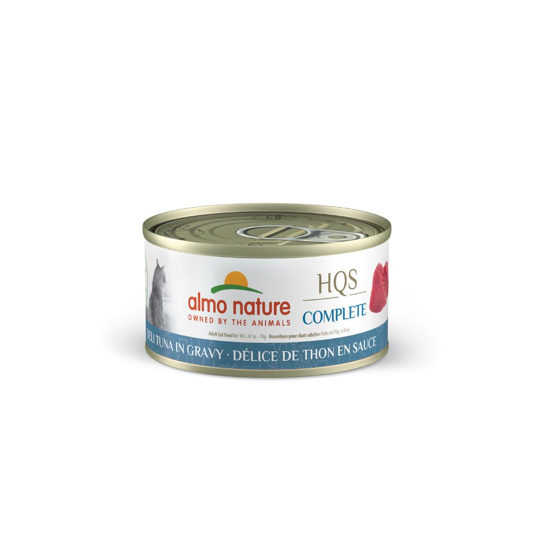 Almo Deli Tuna Gravy HQS Complete Cat Food 2.47oz Almo Deli Tuna Gravy HQS Complete Cat Food 2.47oz