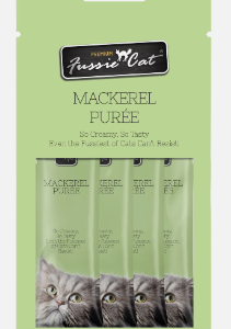 Fussiecat Mackerel Puree 4 Pack