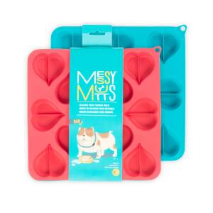 Messy Mutts Treat Mold Hearts 2 Pack