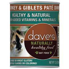 Dave's Turkey & Giblets 12.5oz Cat Food Can