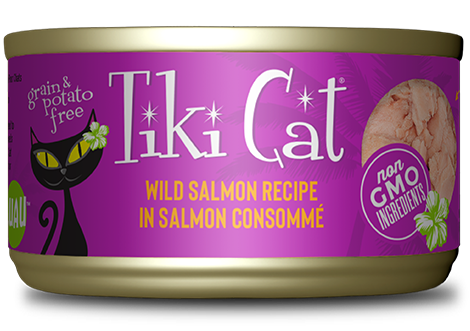 Tiki Cat Pate Wild Salmon 2.8 oz Tiki Cat Pate Wild Salmon 2.8 oz