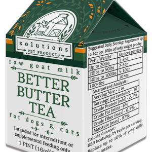 Solutions Pet Products Better Butter Tea 1 Quart / 32oz