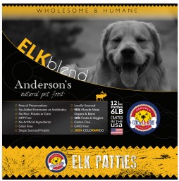 Anderson's 8oz Elk Patties 6#
