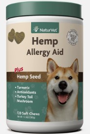 Naturvet Hemp Allergy Aid 120ct