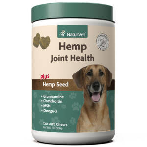 NaturVet Hemp Joint Health 120ct Chews
