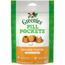Pill Pockets Chicken Tab 3.2oz