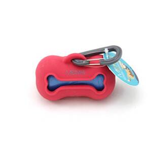 Messy Mutts Waste Bag Holder Red
