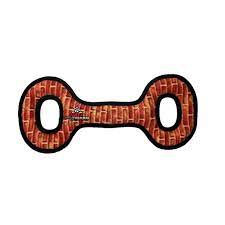 Tuffy Dog Toys Mega Tug O War Oval Red Brick