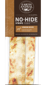 Earth Animal No Hide Strips Venison 4 Pack