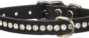 OMNIPET BLACK JEWELED 10" Dog Collar