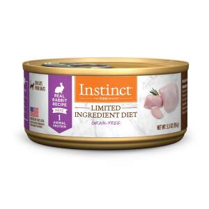 Instinct LID Rabbit Recipe 5.5oz Cat Food Can