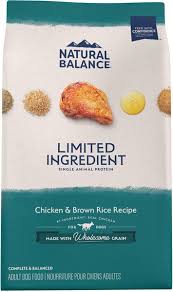 Natural Balance Chicken & Brown Rice 24# dog food