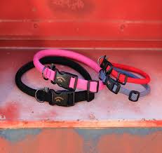 Timberwolf Alpine Rope dog Collar 72" 5/16 Rose