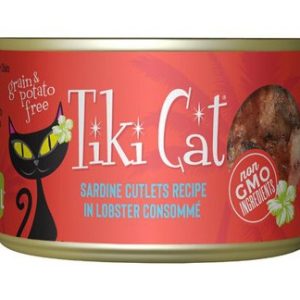 Tiki Cat Sardine In Lobster Consommé 6oz Cat Food Can