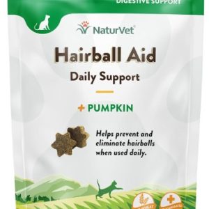 NaturVet Hairball & Digestive Health 50 Count Chews