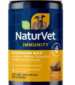 NaturVet Immunity Mushroom 120 Chews