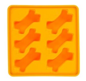 Messy Mutts Bone Mold Large Orange