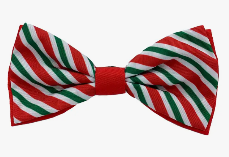 Huxley & Kent Peppermint Stripe Bowtie X Large Huxley & Kent Peppermint Stripe Bowtie X Large