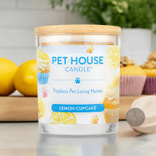 Pet House One Fur All Candles 9oz Lemon Cupcake