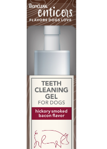 Tropiclean Hickory Smoked Bacon Enticers Teeth Cleaning Gel 2oz