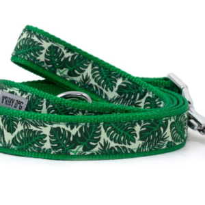 The Worthy Dog Tropical Leaf Leash Large