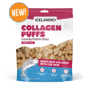 Icelandic+ Collagen Puffs Beef Collagen With Cod Skin 2.5oz Treat