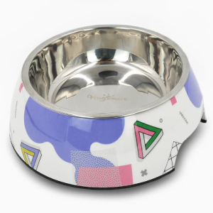 HugSmart Memphis Purple Pet Bowl Medium