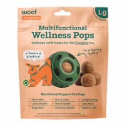 WOOF Pupsicle Refill Pops Wellness Peanut Butter & Beef Small 10 Pack 6oz