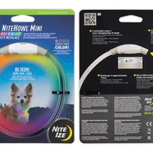 Nite Ize Nite Howl Mini Rechargable Disc O Select LED Collar
