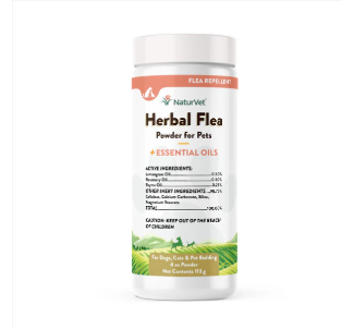 NaturVet Herbal Flea Powder 4oz NaturVet Herbal Flea Powder 4oz