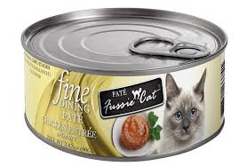 Fussie Cat Food for Picky Cats Fine Dining Pate Chicken 2.82oz 24 Cans