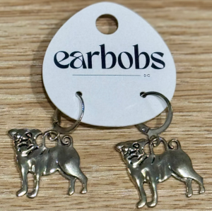 EarBobs Paw Sitvity Doug Earrings