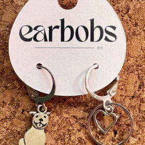 EarBobs Paw Sitvity Love Dan Earrings
