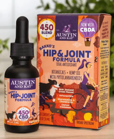 Austin & Kat Hip & Joint 450mg CBD Dropper Austin & Kat Hip & Joint 450mg CBD Dropper