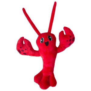 Luca The Lobster Plush Dog Toy w/ Squeaker and Crinkle