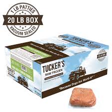 Tucker's 20# Frozen raw Pork/Duck & Pumpkin Dog food