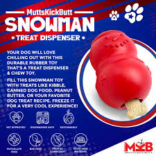 Sodapup Snowman Chew & Treat Dog Toy