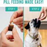 Presidio Pill Buddy Naturals PB & Banana Recipe Pill Hiding Treats for Dogs Make a Perfect Pill Concealing Pocket or Pouch for Any Size Medication