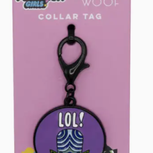 Sassy Woof Dog Collar Tag Mojo Jojo LOL!