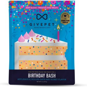GivePet Birthday Bash Soft Baked Dog Treats Applesauce