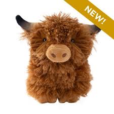 Tall Tails Highland Cow 8" Dog Toy