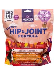 Austin & Kat CBDA 14mg Hip & Joint 30 count chews for dogs